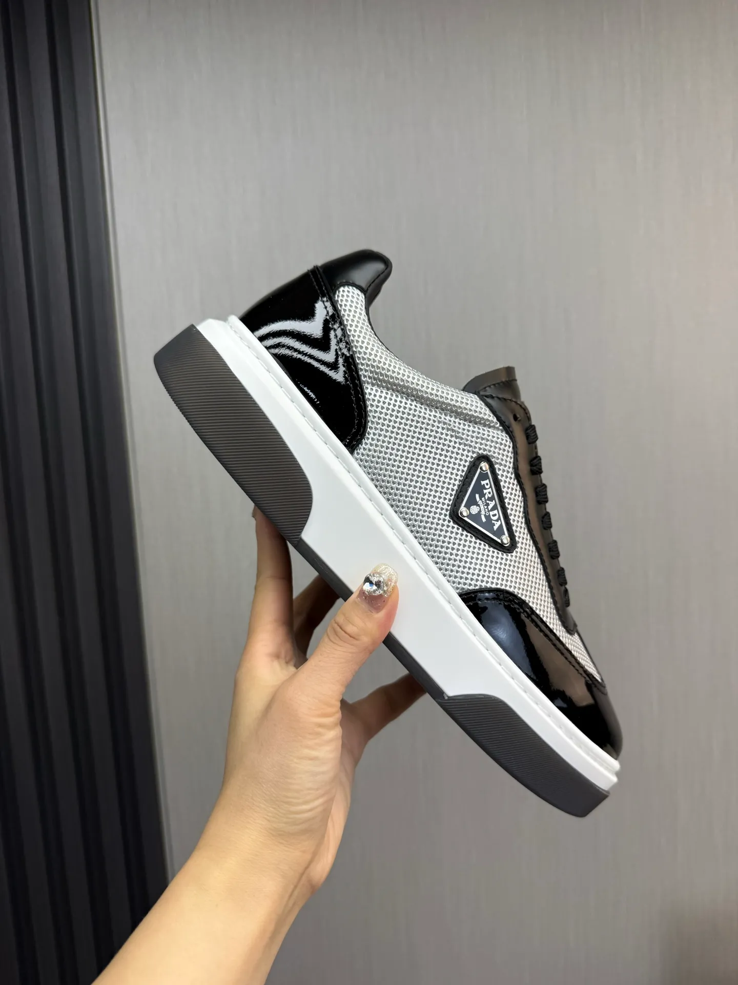 Men's shoes 💰600💰 [PRADA] Popular men's shoes shipped 👏Official website synchronized ⬆️Original cowhide fabric + cowhide lining, 1⃣️:1⃣️reproduction, original sole, 38-45 (45. Customized, non-refundable)